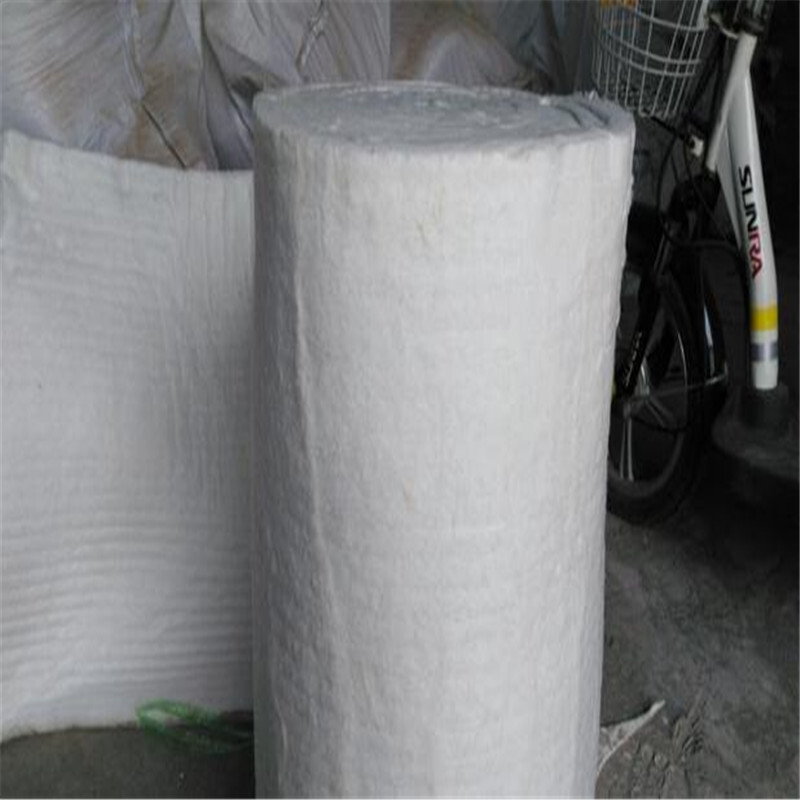 硅酸铝纤维隔热棉陶瓷纤维保温棉耐防火纤维针刺毯蒸汽管道 单面铝箔4CM厚整卷